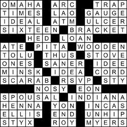 crossword solution